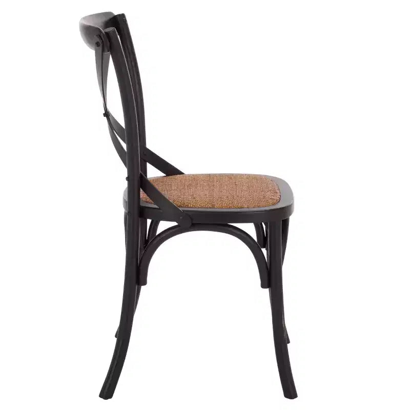 Chaise à dossier croisé Franklin - AMH9500 - Safavieh Couture