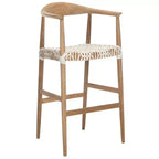 Tabouret de bar Bandelier - BST1005 - Naturel/Blanc - Safavieh
