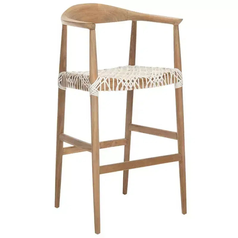 Tabouret de bar Bandelier - BST1005 - Naturel/Blanc - Safavieh