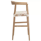 Tabouret de bar Bandelier - BST1005 - Naturel/Blanc - Safavieh