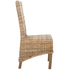 Chaise d'appoint en rotin Pembrooke 19 H (lot de 2) - FOX6520 - Safavieh Couture