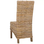 Chaise d'appoint en rotin Pembrooke 19 H (lot de 2) - FOX6520 - Safavieh Couture
