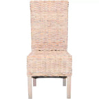 Chaise d'appoint en rotin Pembrooke 19 H (lot de 2) - FOX6520 - Safavieh Couture