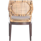Fauteuil Carlo - SEA4002A - Marron & Miel/Beige - Safavieh