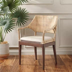 Fauteuil Carlo - SEA4002A - Marron & Miel/Beige - Safavieh