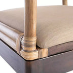 Fauteuil Carlo - SEA4002A - Marron & Miel/Beige - Safavieh