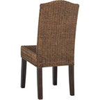 Chaise de salle à manger Odette 19 H en osier (lot de 2) - SEA8015 - Safavieh
