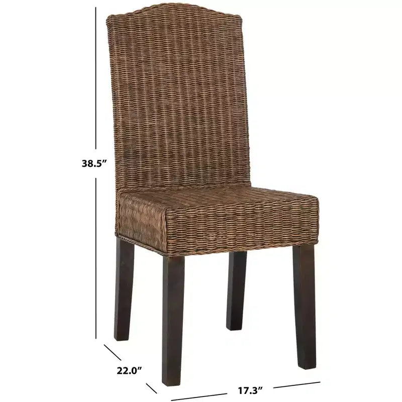 Chaise de salle à manger Odette 19 H en osier (lot de 2) - SEA8015 - Safavieh