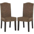 Chaise de salle à manger Odette 19 H en osier (lot de 2) - SEA8015 - Safavieh