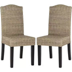 Chaise de salle à manger Odette 19 H en osier (lot de 2) - SEA8015 - Safavieh