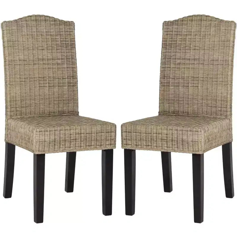 Chaise de salle à manger Odette 19 H en osier (lot de 2) - SEA8015 - Safavieh