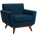 Fauteuil capitonné en lin Opal – SFV4727 – Safavieh Couture