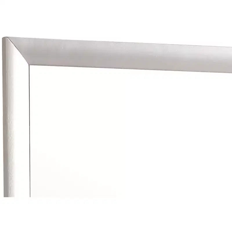 Passion Furniture Marilla Miroir de commode rectangulaire encadré moderne de 35 po x 39 po