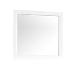 Passion Furniture Marilla Miroir de commode rectangulaire encadré moderne de 35 po x 39 po