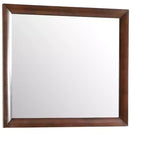 Passion Furniture Marilla Miroir de commode rectangulaire encadré moderne de 35 po x 39 po