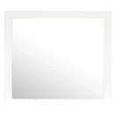 Passion Furniture Marilla Miroir de commode rectangulaire encadré moderne de 35 po x 39 po