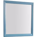 Miroir de commode carré classique Passion Furniture de 38 po x 38 po