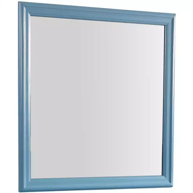 Miroir de commode carré classique Passion Furniture de 38 po x 38 po