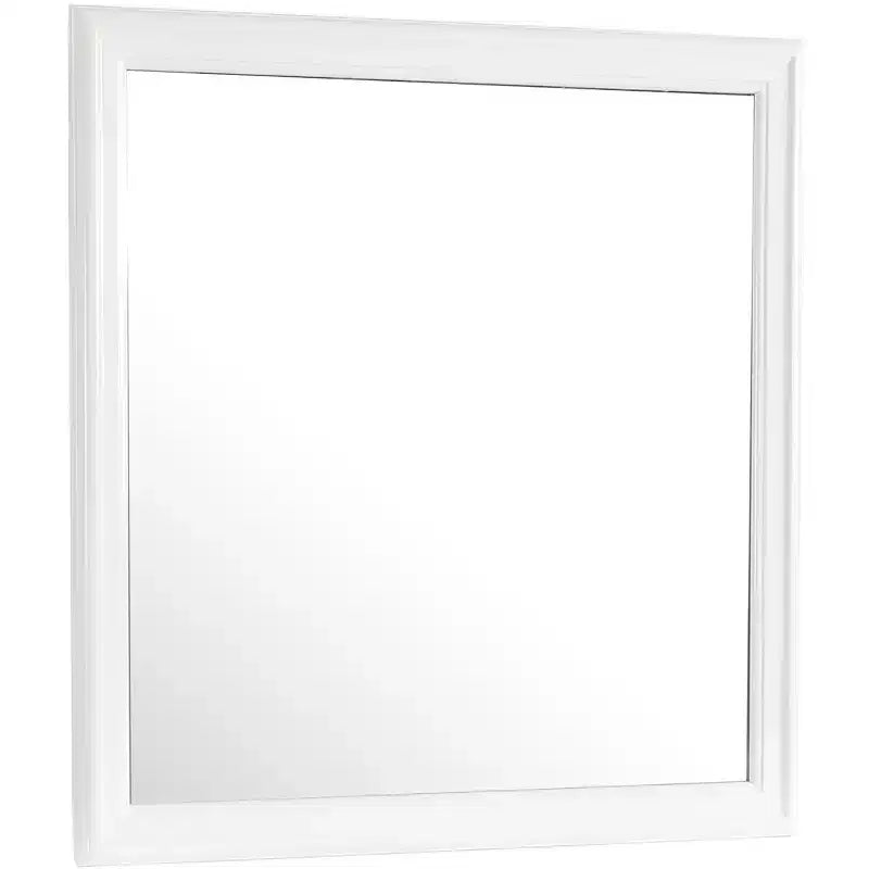 Miroir de commode carré classique Passion Furniture de 38 po x 38 po