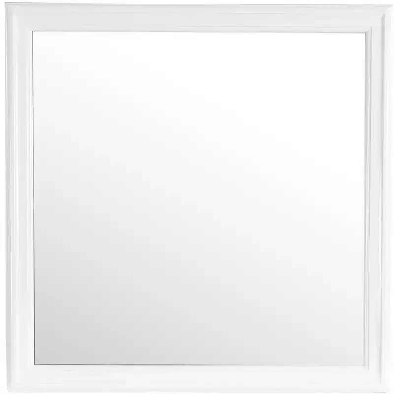 Miroir de commode carré classique Passion Furniture de 38 po x 38 po