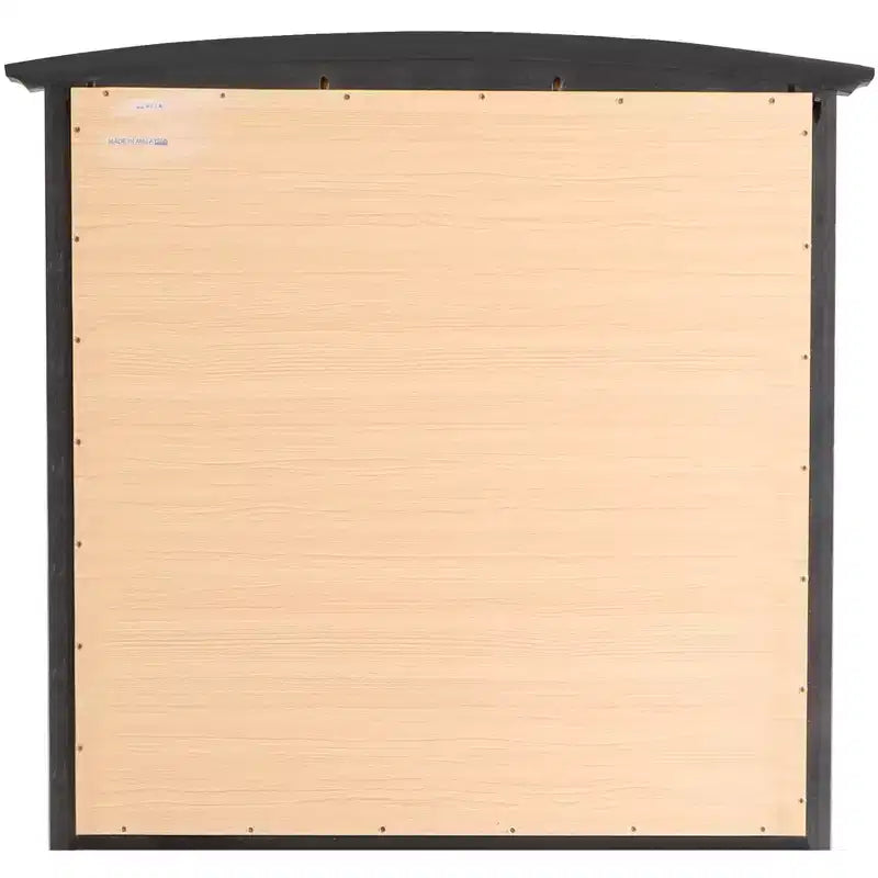 Passion Furniture Miroir de commode rectangulaire classique encadré, 37 po x 35 po