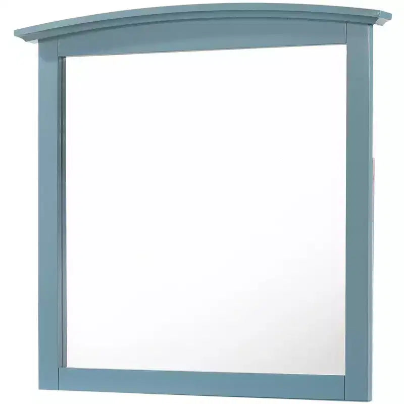 Passion Furniture Miroir de commode rectangulaire classique encadré, 37 po x 35 po