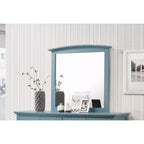 Passion Furniture Miroir de commode rectangulaire classique encadré, 37 po x 35 po