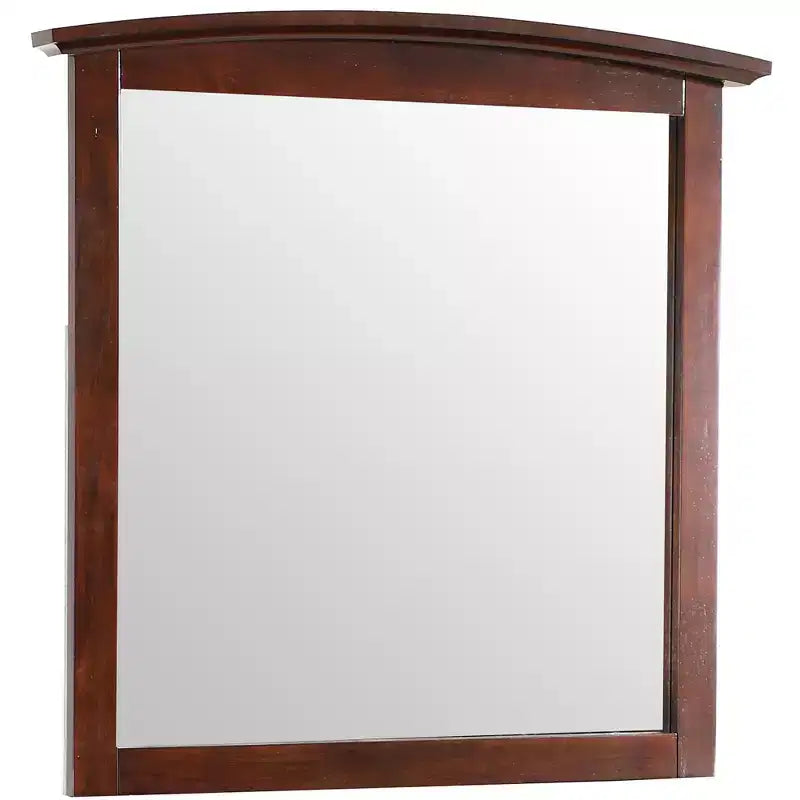 Passion Furniture Miroir de commode rectangulaire classique encadré, 37 po x 35 po