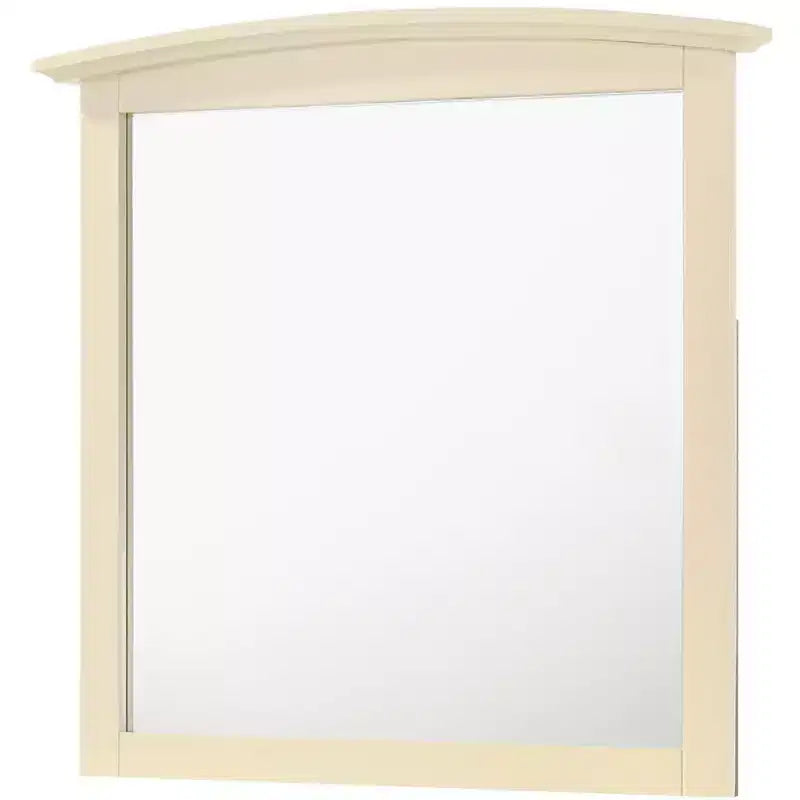 Passion Furniture Miroir de commode rectangulaire classique encadré, 37 po x 35 po