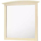 Passion Furniture Miroir de commode rectangulaire classique encadré, 37 po x 35 po