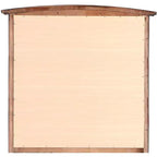 Passion Furniture Miroir de commode rectangulaire classique encadré, 37 po x 35 po