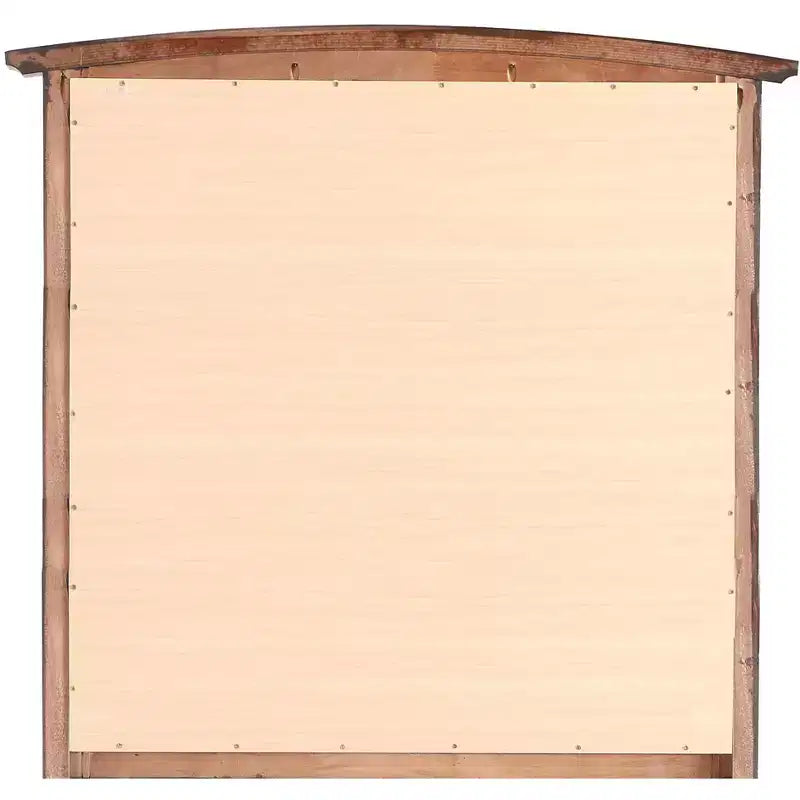 Passion Furniture Miroir de commode rectangulaire classique encadré, 37 po x 35 po