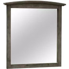 Passion Furniture Miroir de commode rectangulaire classique encadré, 37 po x 35 po