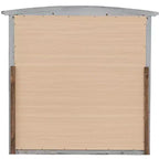 Passion Furniture Miroir de commode rectangulaire classique encadré, 37 po x 35 po
