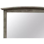 Passion Furniture Miroir de commode rectangulaire classique encadré, 37 po x 35 po