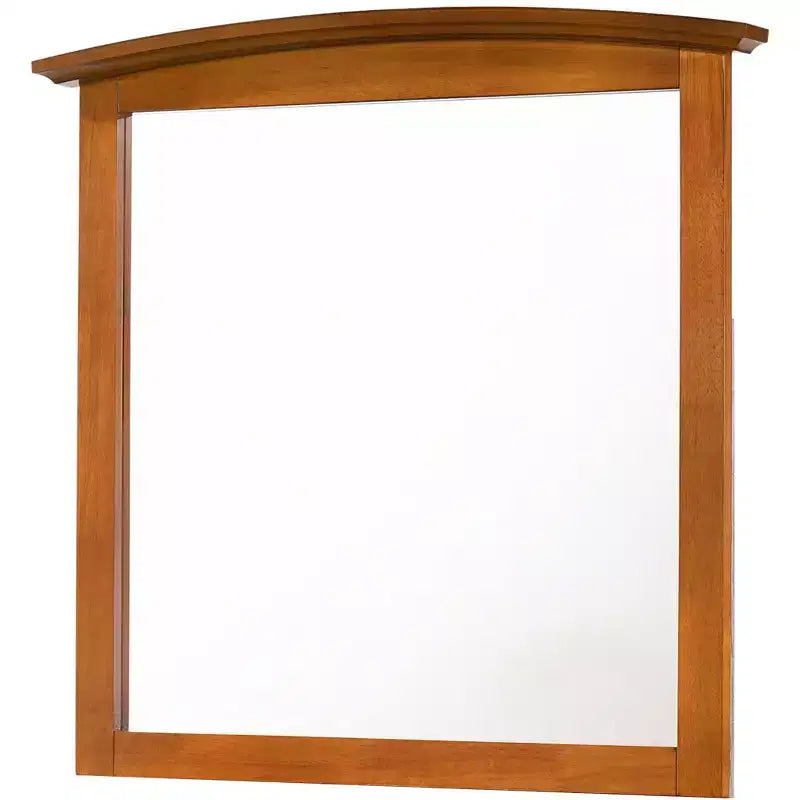 Passion Furniture Miroir de commode rectangulaire classique encadré, 37 po x 35 po