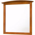 Passion Furniture Miroir de commode rectangulaire classique encadré, 37 po x 35 po