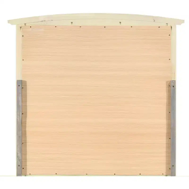 Passion Furniture Miroir de commode rectangulaire classique encadré, 37 po x 35 po