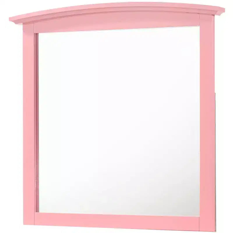 Passion Furniture Miroir de commode rectangulaire classique encadré, 37 po x 35 po