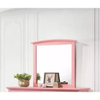 Passion Furniture Miroir de commode rectangulaire classique encadré, 37 po x 35 po