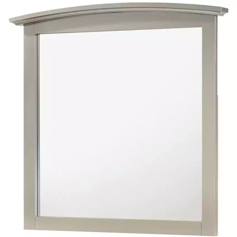 Passion Furniture Miroir de commode rectangulaire classique encadré, 37 po x 35 po