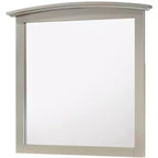 Passion Furniture Miroir de commode rectangulaire classique encadré, 37 po x 35 po