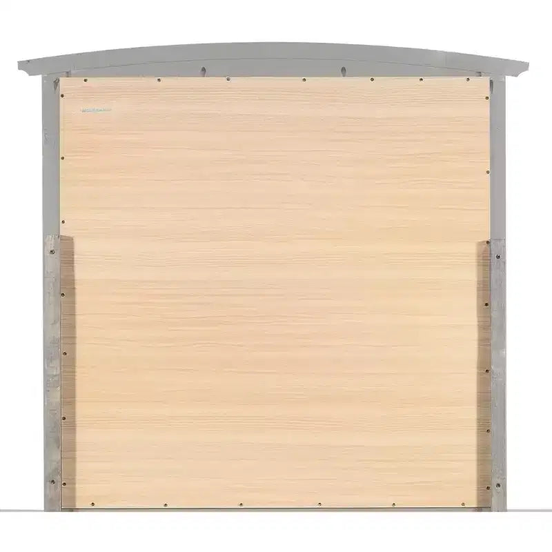 Passion Furniture Miroir de commode rectangulaire classique encadré, 37 po x 35 po