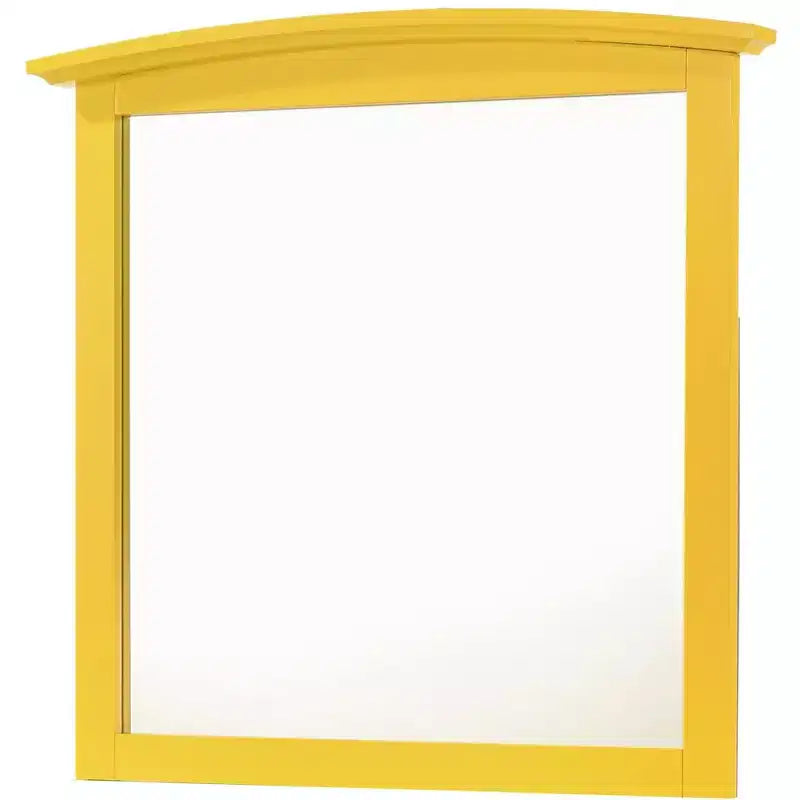Passion Furniture Miroir de commode rectangulaire classique encadré, 37 po x 35 po