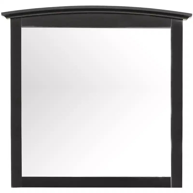 Passion Furniture Miroir de commode rectangulaire classique encadré, 37 po x 35 po