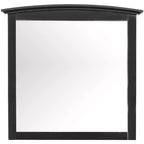 Passion Furniture Miroir de commode rectangulaire classique encadré, 37 po x 35 po