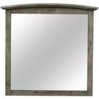 Passion Furniture Miroir de commode rectangulaire classique encadré, 37 po x 35 po