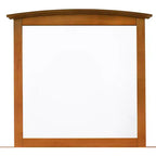 Passion Furniture Miroir de commode rectangulaire classique encadré, 37 po x 35 po