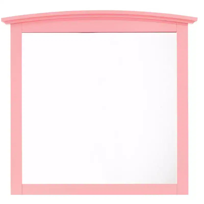 Passion Furniture Miroir de commode rectangulaire classique encadré, 37 po x 35 po