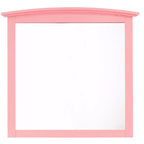 Passion Furniture Miroir de commode rectangulaire classique encadré, 37 po x 35 po